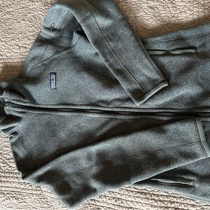 Patagonia sweater green.